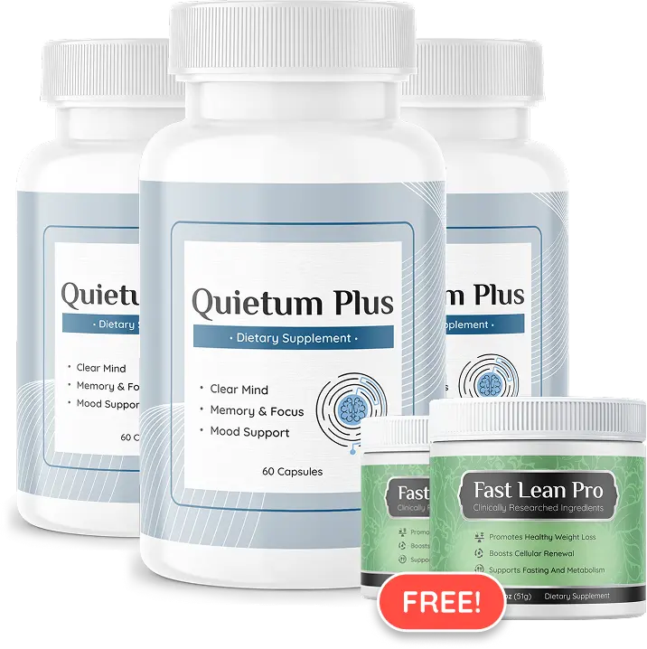 Quietum Plus 3 bottles package