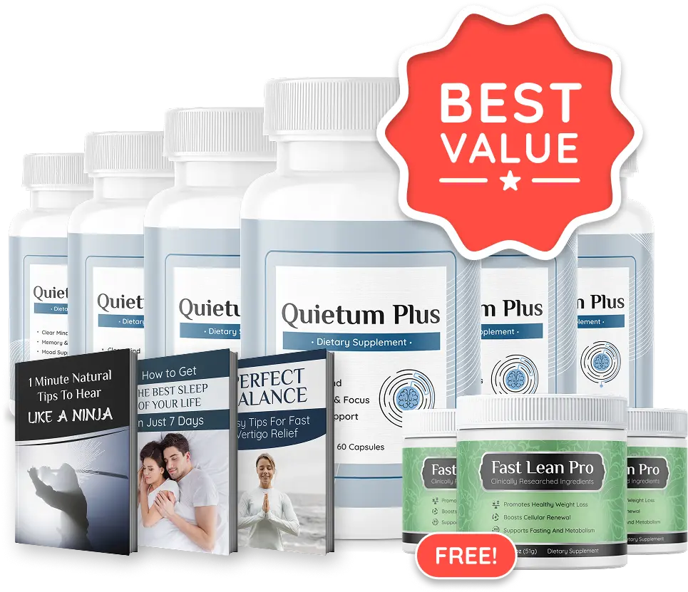Quietum Plus 6 bottles package