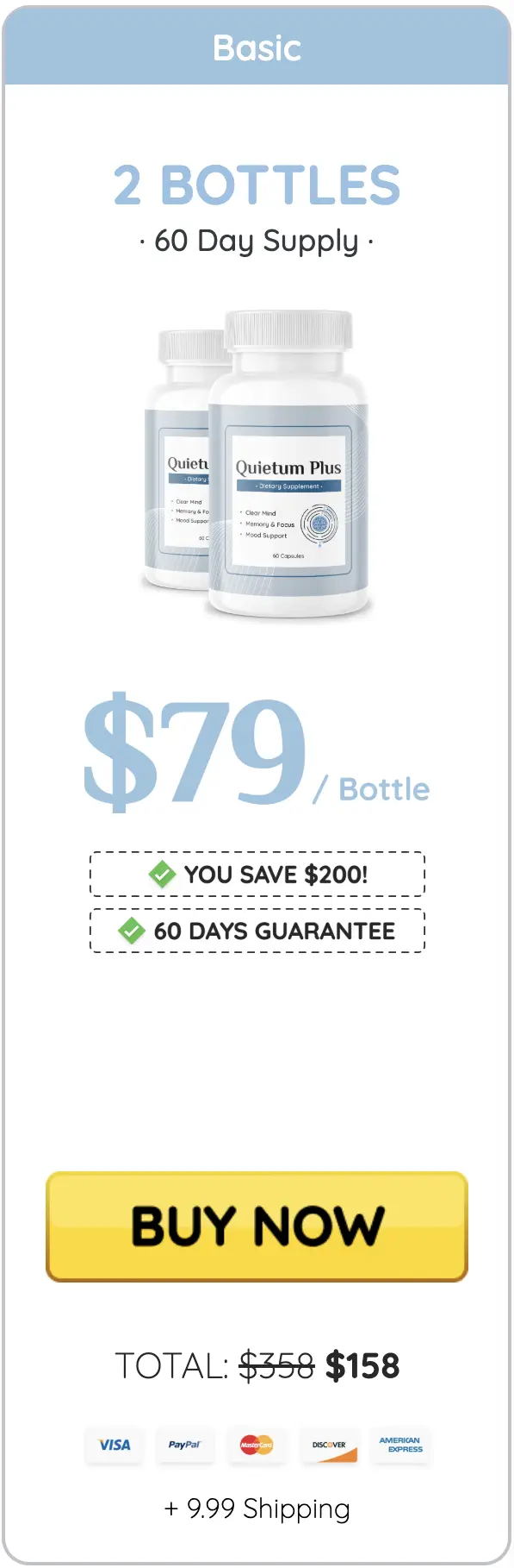 Quietum Plus Buy One Bottle